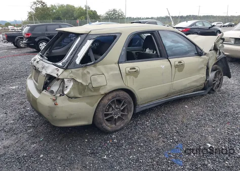 2005 Saab 9-2X Aero из США, поврежденный, VIN JF4GG22665G052666